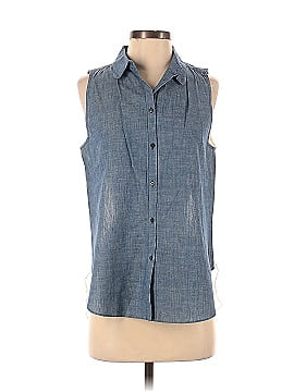 Elizabeth and James Sleeveless Button-Down Shirt (view 1)