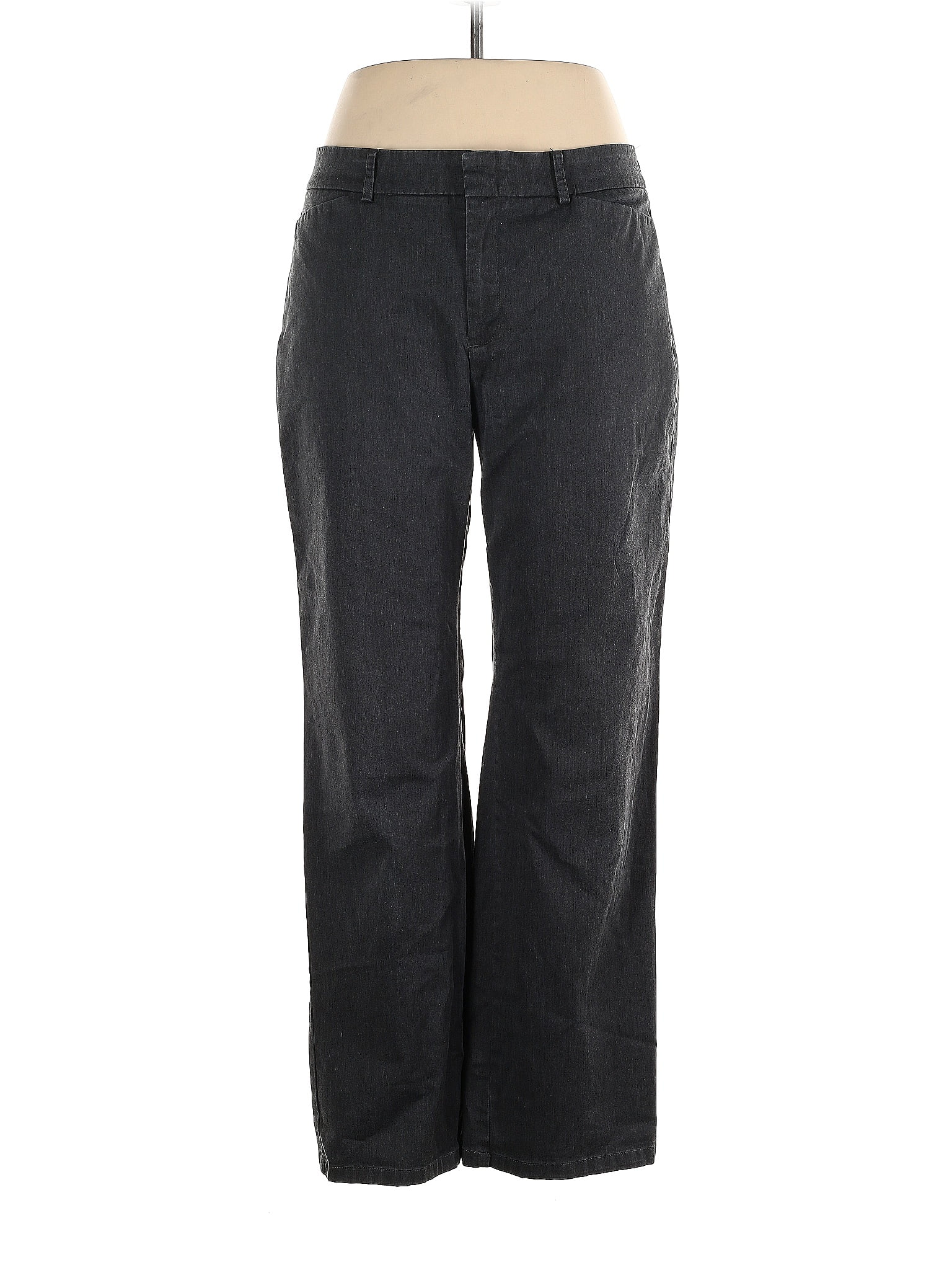 Dockers Black Gray Casual Pants Size 14 - 66% off