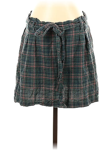 American eagle outlet green plaid skirt