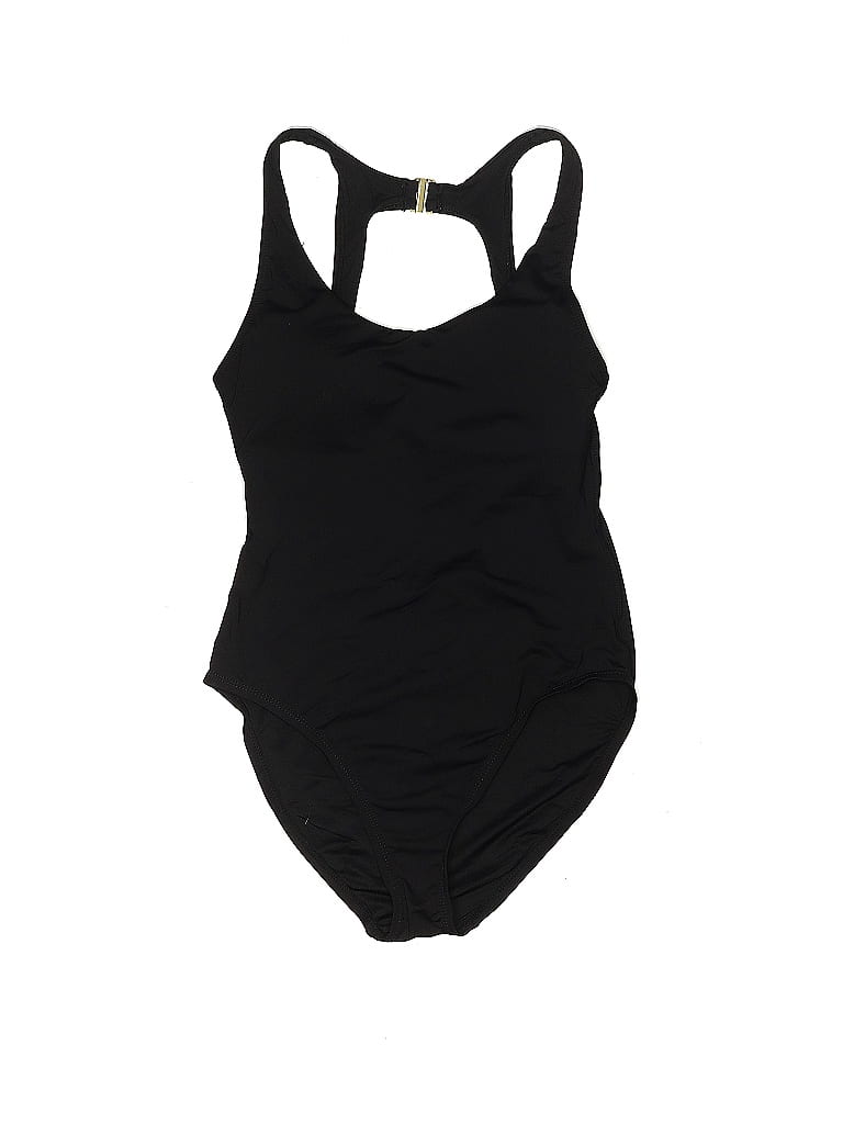 Andie Solid Black One Piece Swimsuit Size L 55 Off Thredup