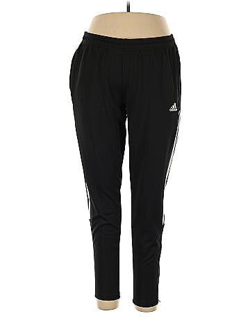 Adidas 100% Polyester Black Track Pants Size XL - 65% off