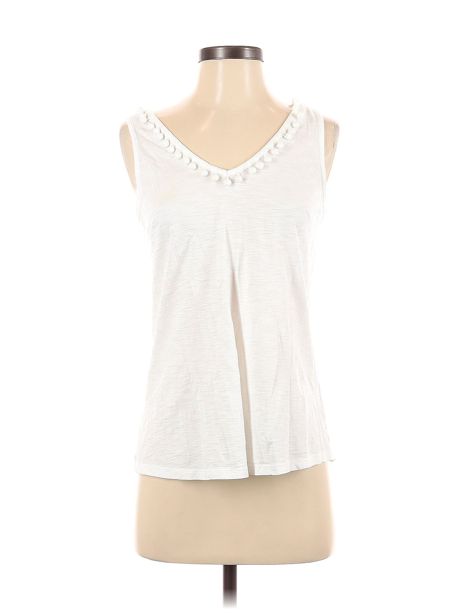 Lilly Pulitzer 100% Pima Cotton White Sleeveless Top Size S - 67% off ...