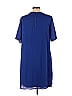 Daniel Rainn 100% Polyester Solid Blue Casual Dress Size L - photo 2