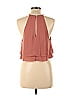Show Me Your Mumu 100% Polyester Brown Sleeveless Blouse Size L - photo 2
