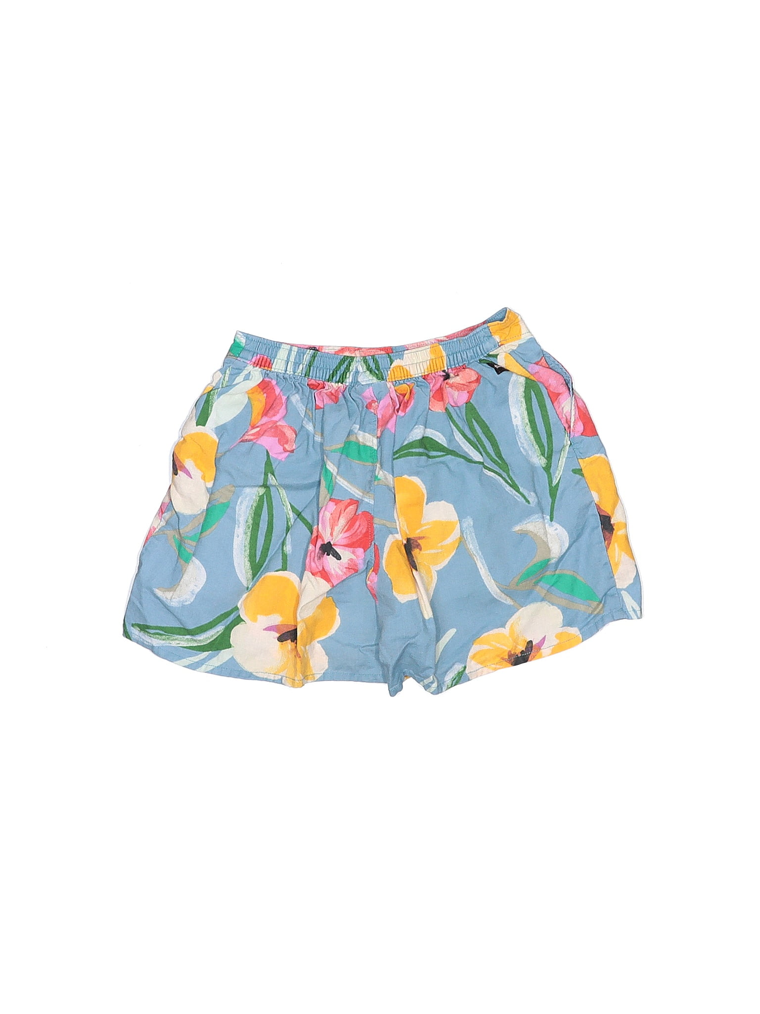 Tea Collection Pom-Pom Shorts - Glaze Blue