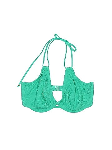 Freya Solid Green Swimsuit Top Size 34G - 60% off
