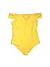 Frankies Bikinis Solid Yellow One Piece Swimsuit Size XS - photo 1