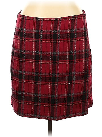 Eddie bauer 2024 wool plaid skirt