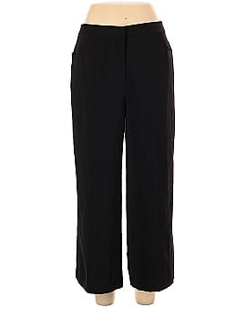 Yansi Fugel Womens Size 12 Black Dress Pants Wide Leg Trouser Career Back  Zip - $12 - From Dan