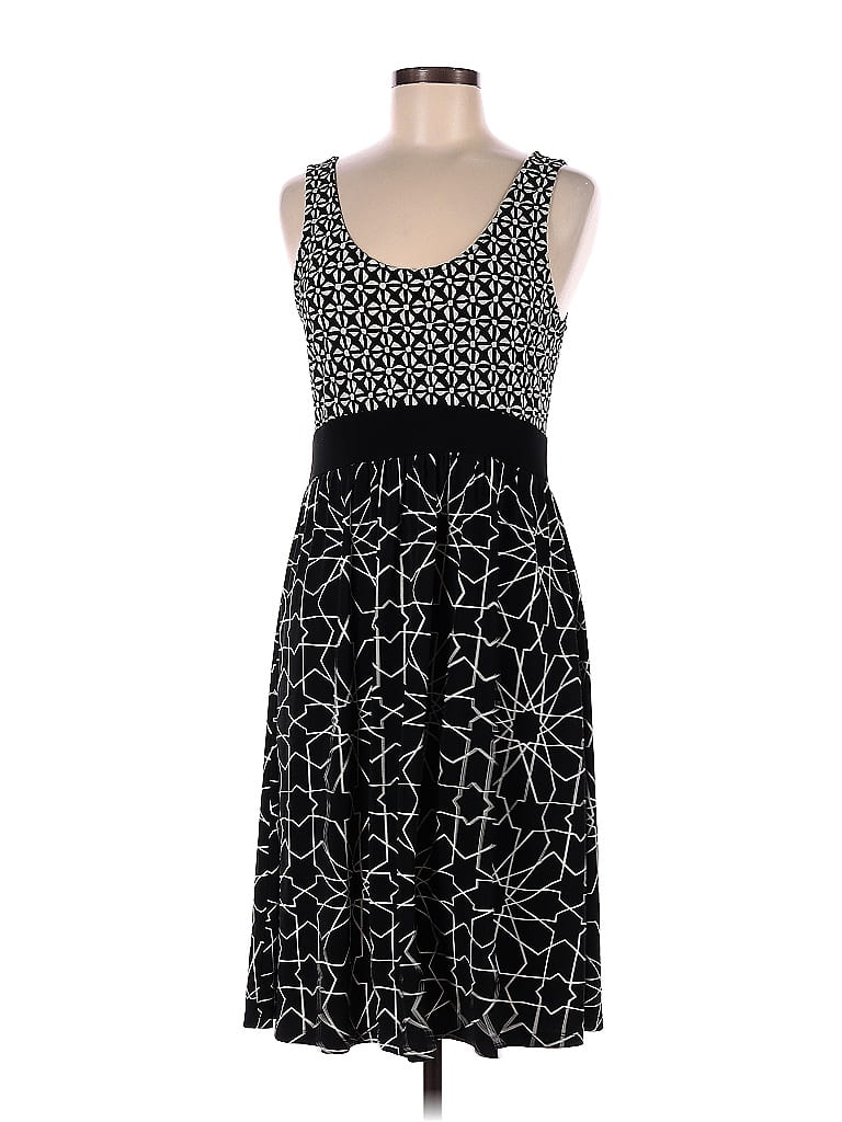 MICHAEL Michael Kors Color Block Black Casual Dress Size M (Petite ...