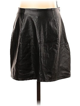 Shein Faux Leather Skirt (view 2)