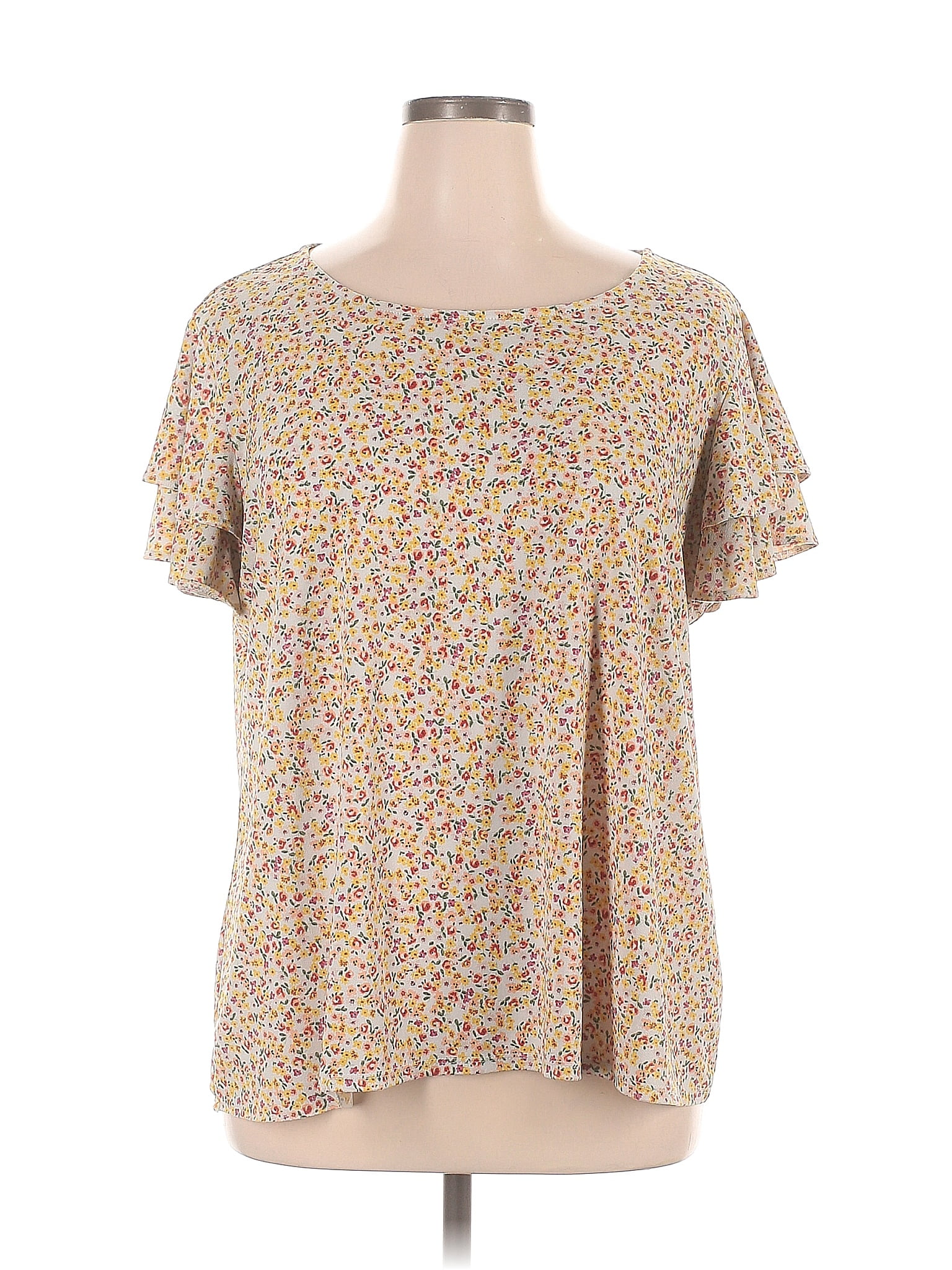 Haut Manches Longues Adrianna Papell - Taille M, Marine Foncé, Rayon/nylon, Neuf Avec étiquette