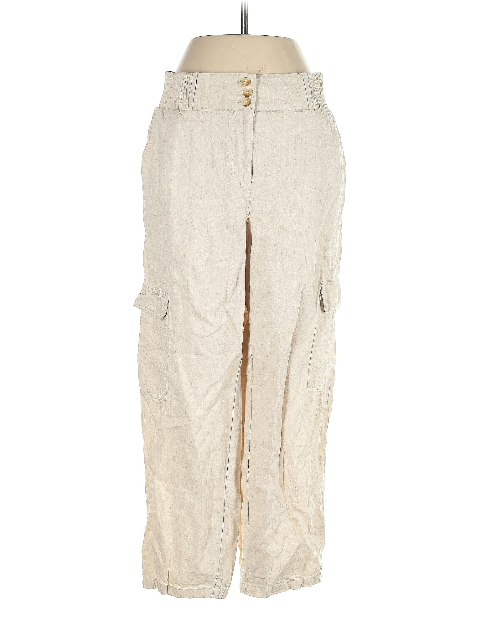 Lepore Ivory Linen Pants Size S 74 off ThredUp