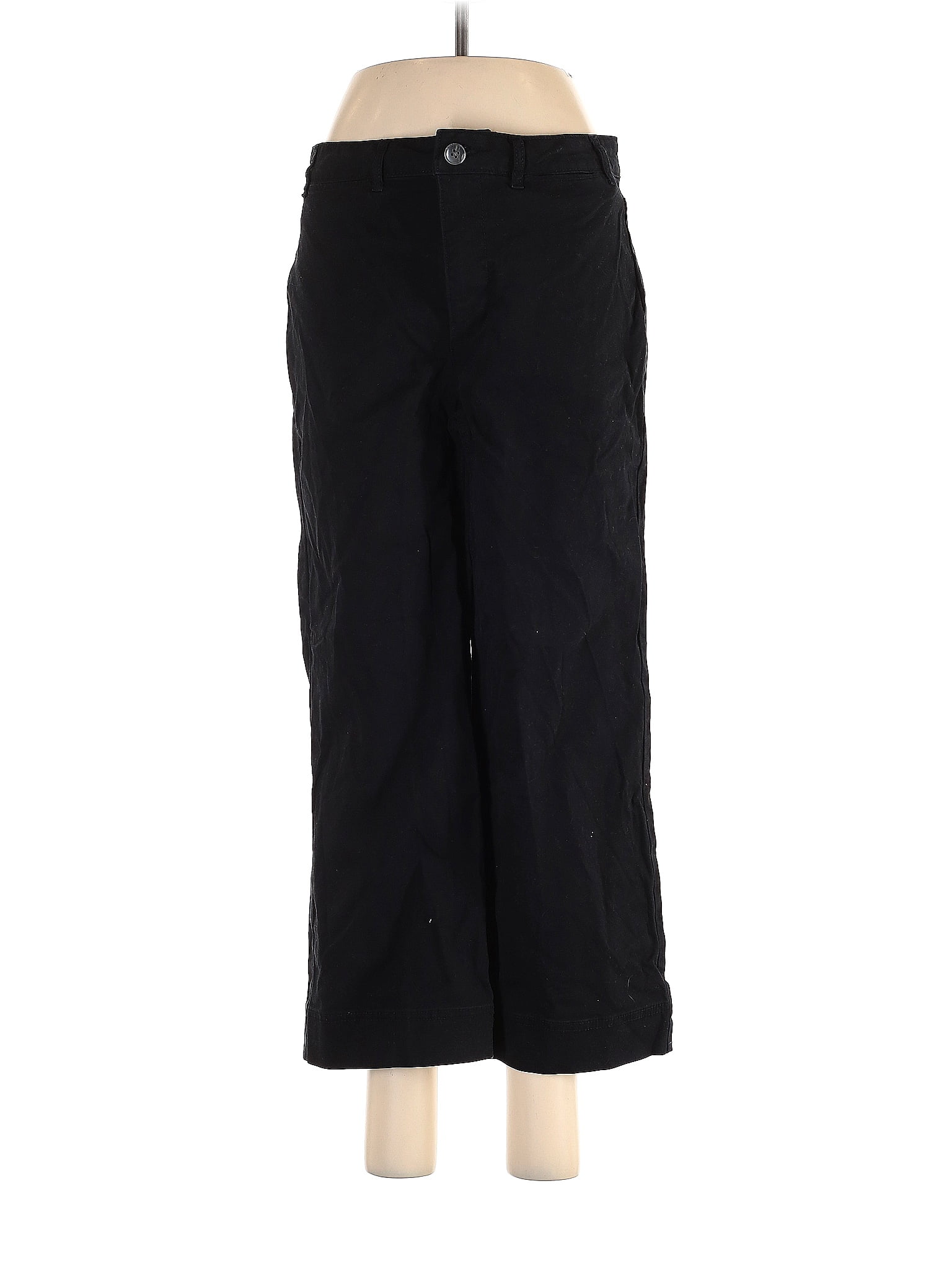 Old Navy Solid Black Casual Pants Size 8 (Petite) 55 off ThredUp