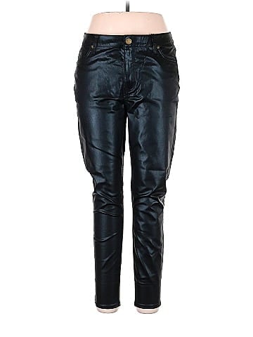 Leather pants cheap size 14