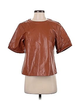 Shein Leather Top (view 1)