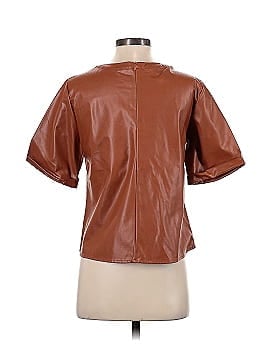 Shein Leather Top (view 2)