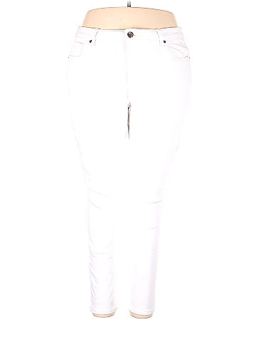 Lane bryant sale white jeans