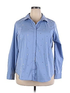 Roz & Ali Long Sleeve Button-Down Shirt (view 1)