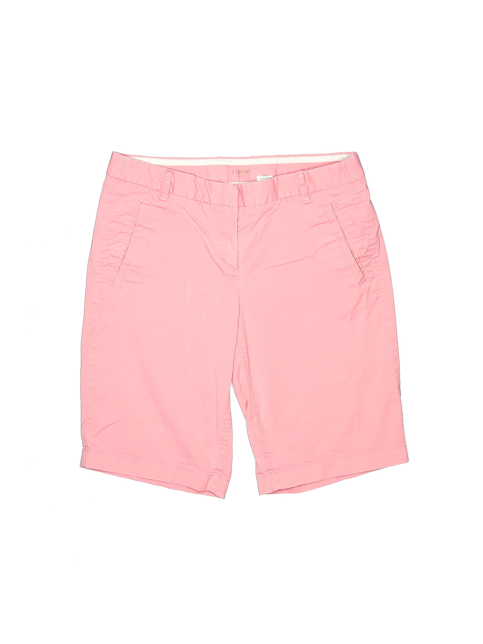 J Crew Solid Pink Khaki Shorts Size 4 79 Off Thredup