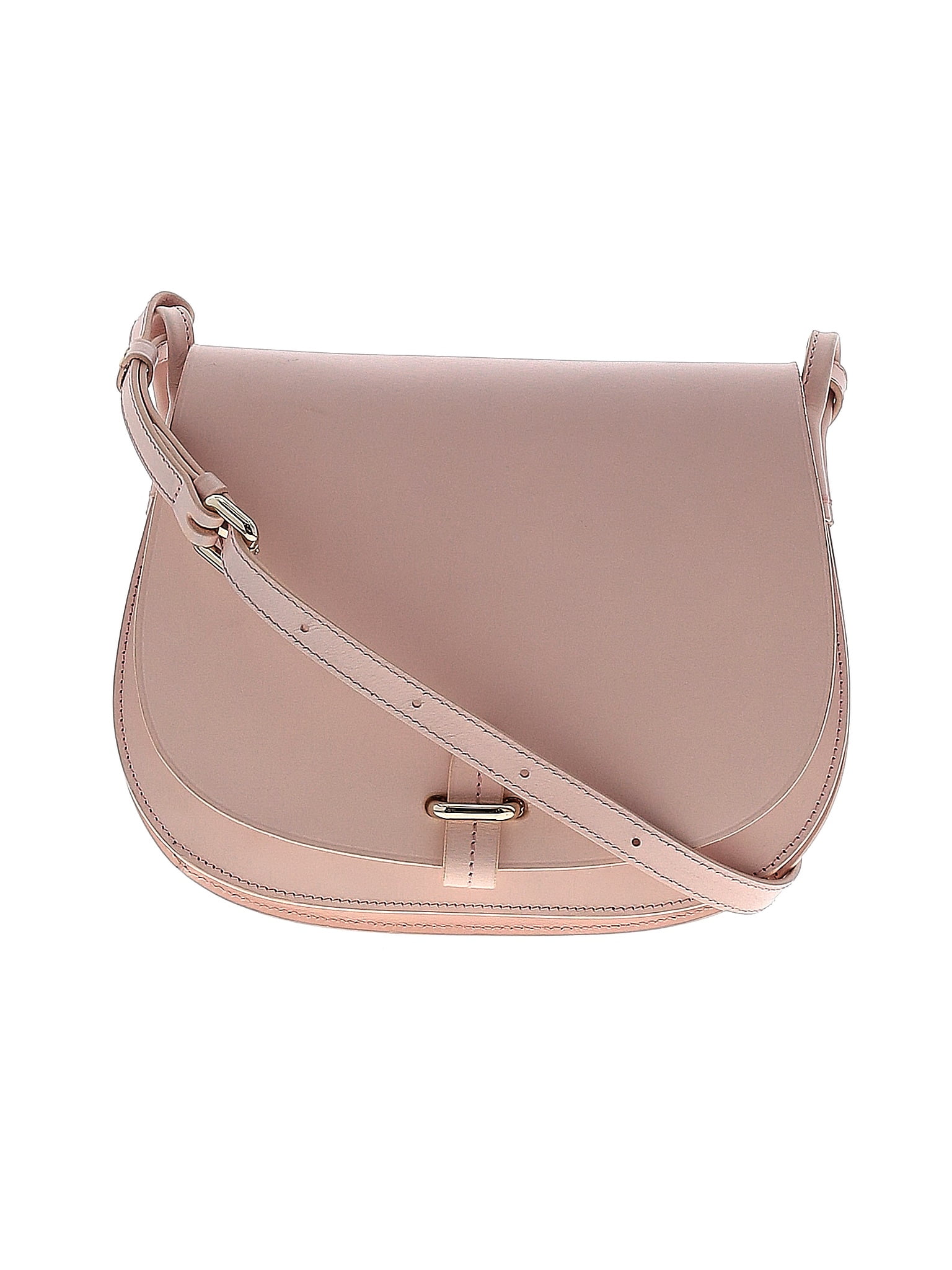 Celine Lefebure 100 Calf Leather Solid Pink Leather Crossbody Bag One Size 73 Off Thredup 5269