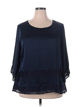 H By Halston 3/4 Sleeve Blouse (view 1)
