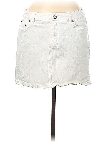 White denim 2025 skirt size 6