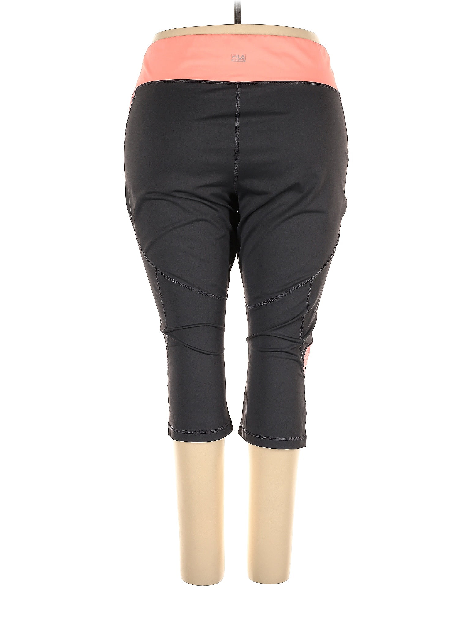 Fila Sport Solid Black Active Pants Size 3X (Plus) - 60% off