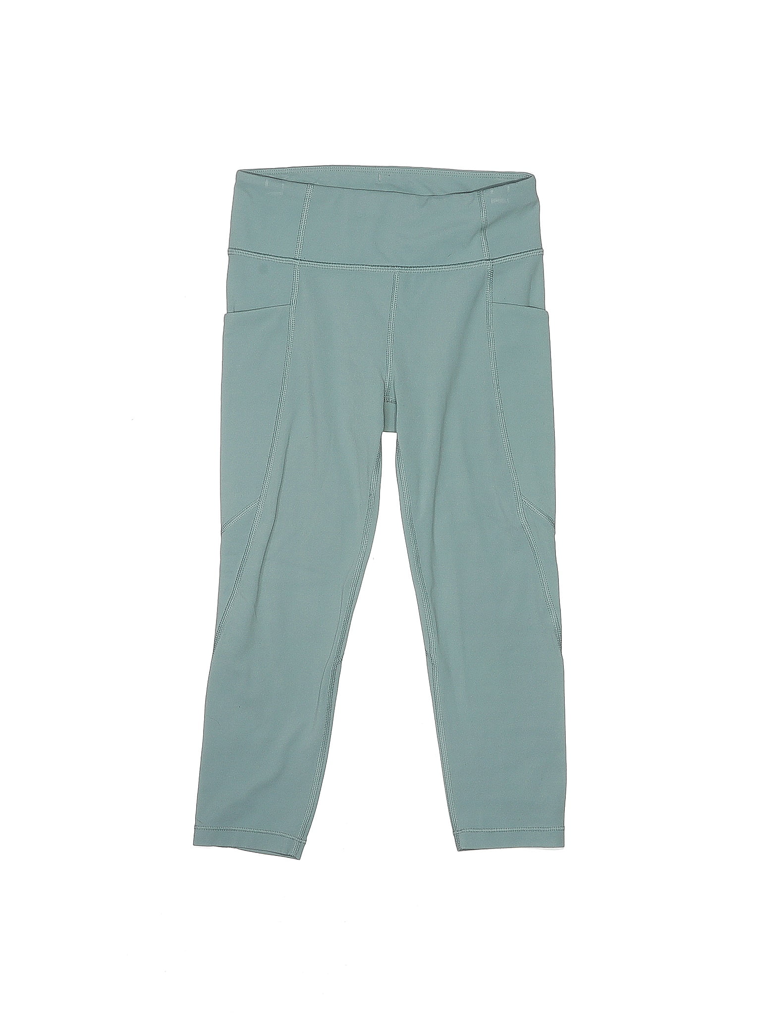 Athleta Solid Teal Active Pants Size M (Kids) - 33% off