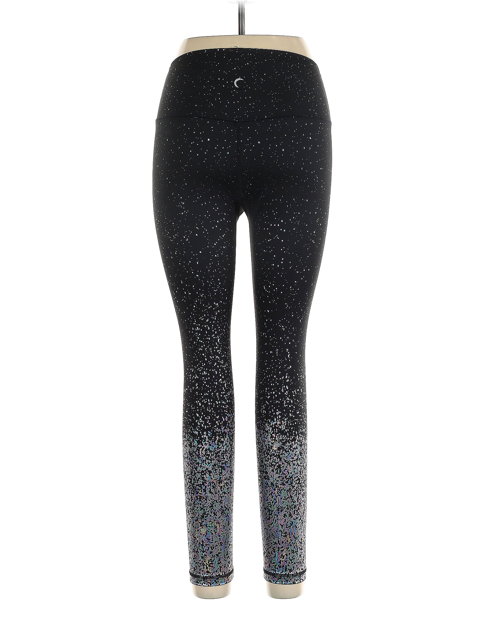 Zyia Active Polka Dots Black Leggings Size 6 - 8 - 57% off