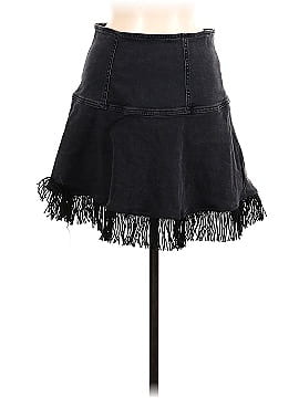 We the Free Denim Skirt (view 1)