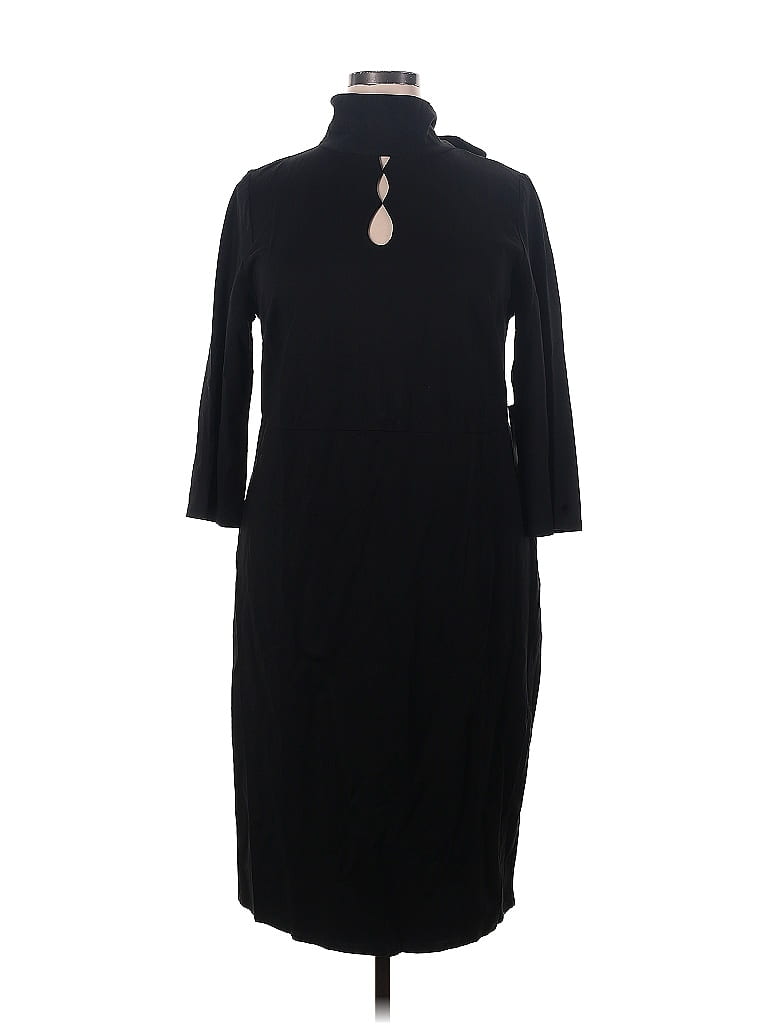 ELOQUII Black Casual Dress Size 20 (Plus) - photo 1