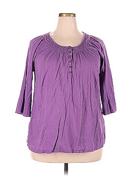 Avenue 3/4 Sleeve Blouse (view 1)