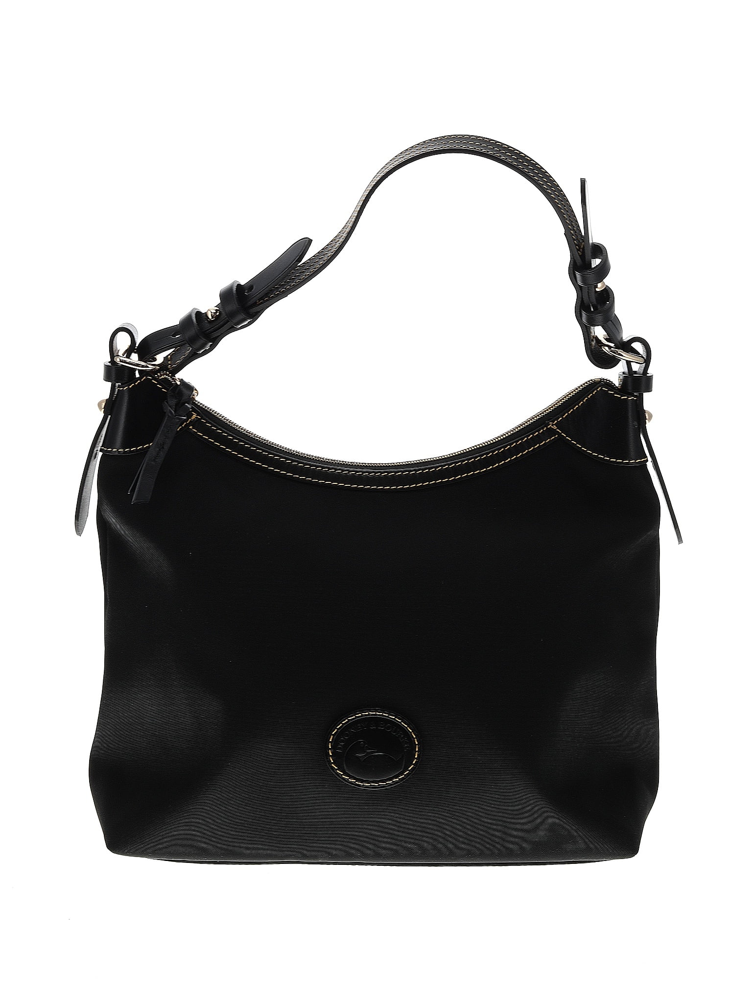 Sac Hobo En Cuir Vert Dooney & Bourke Paige - Occasion, Cuir Grainé, Doublure Cuir, Femme