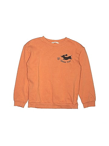 H&m store orange sweatshirt