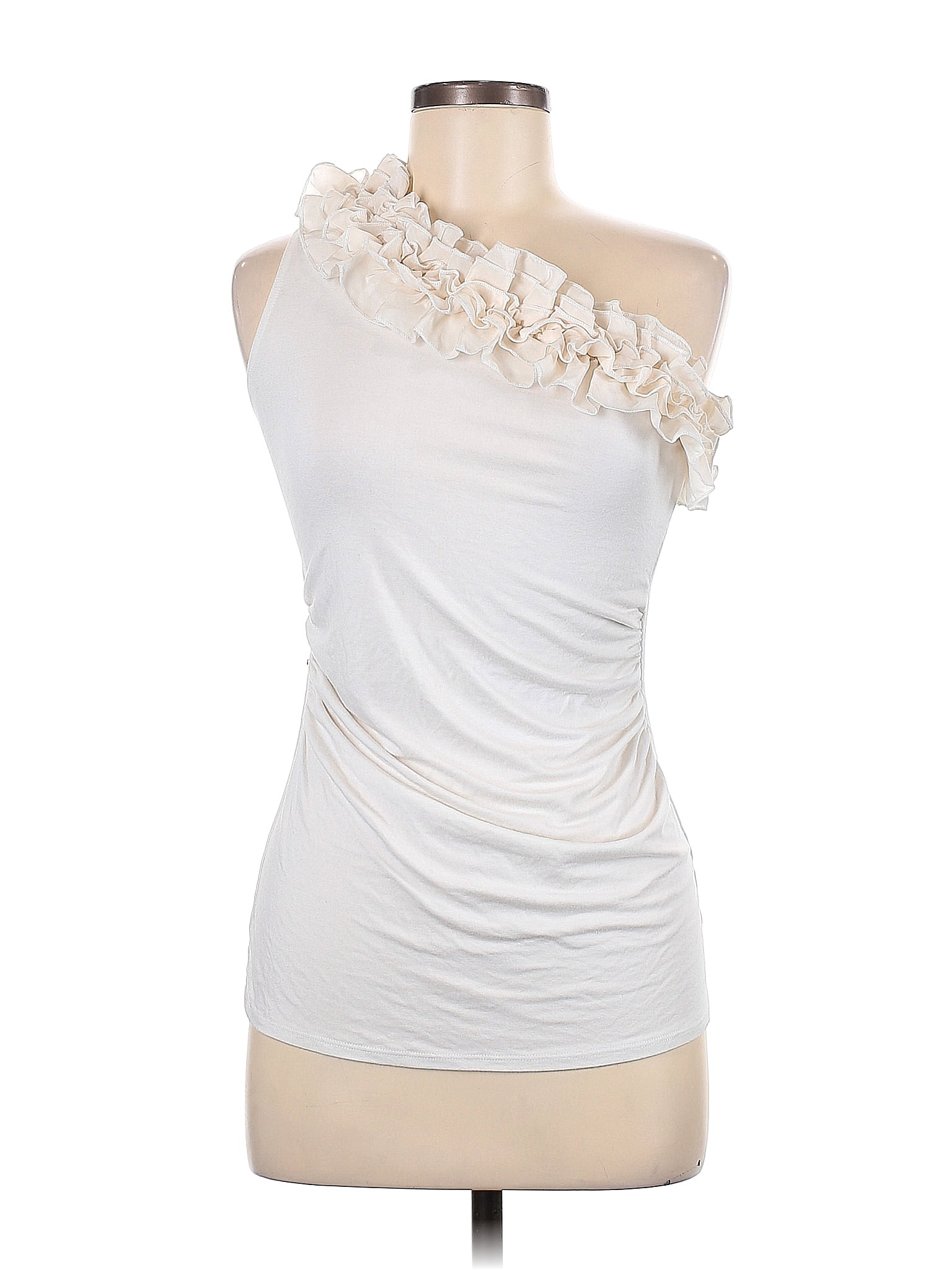 Arden B. Solid White Ivory Sleeveless Top Size M - 42% Off | ThredUp