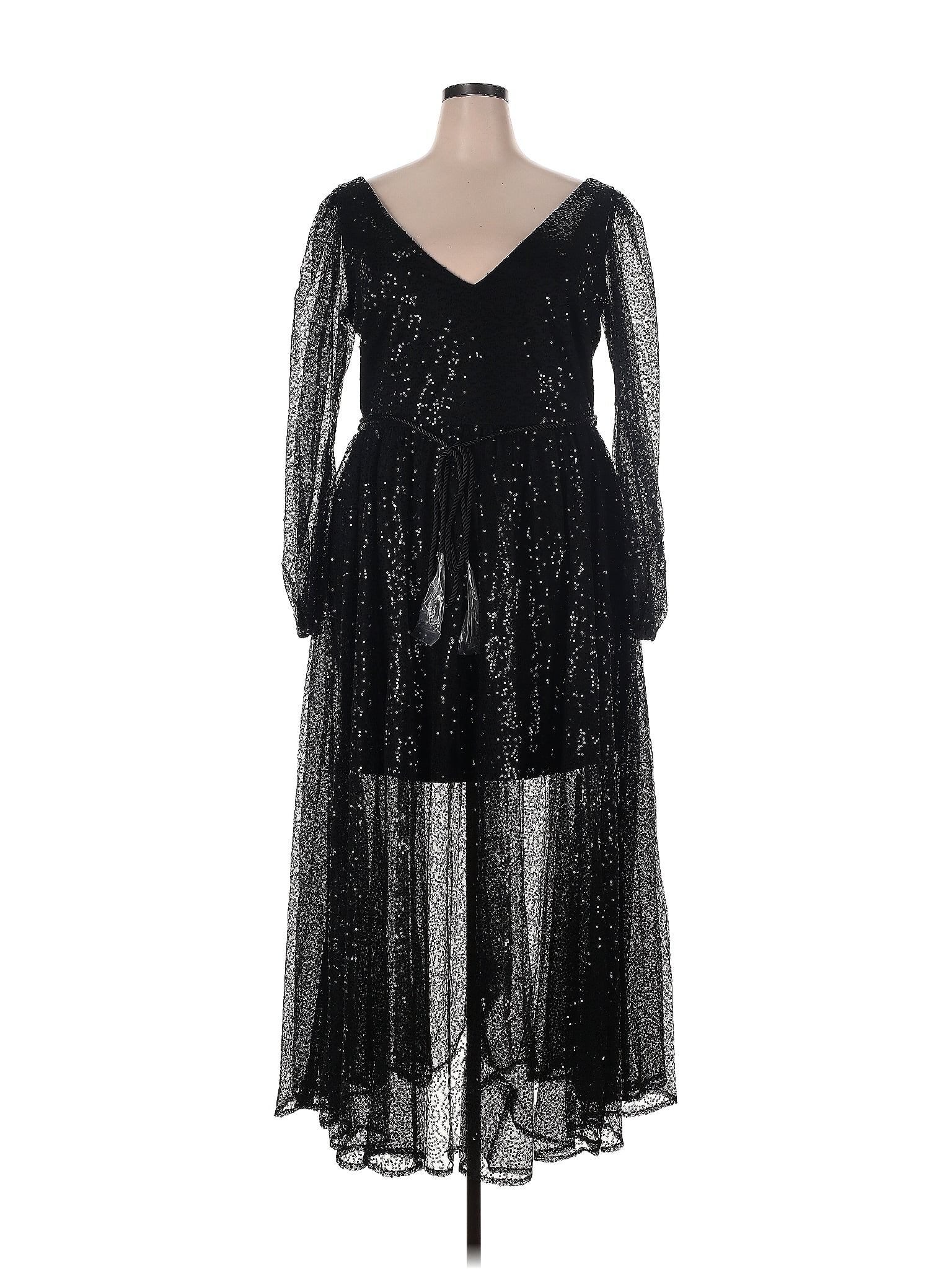 City Chic Women's Lace Off The Shoulder Cocktail Dress Black Size 20W