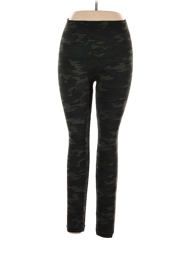 Athletic Leggings By Spanx In Camouflage Print, Size: 1x