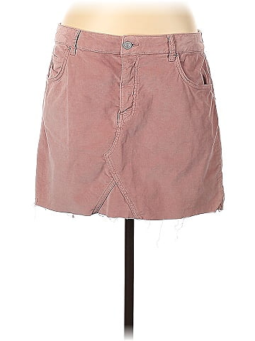 Pink denim 2024 skirt topshop