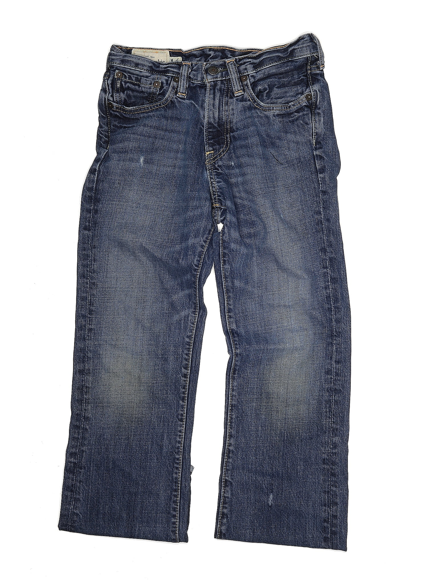 abercrombie-100-cotton-solid-blue-jeans-size-14-69-off-thredup