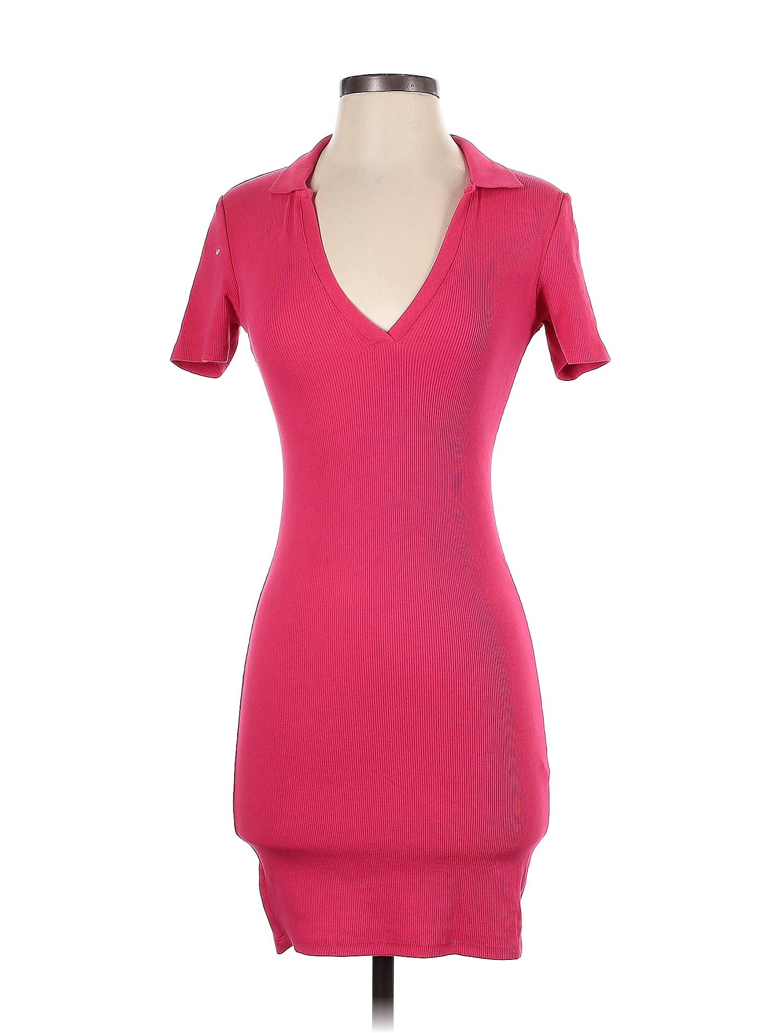 Zara Solid Pink Casual Dress Size S 42 Off Thredup