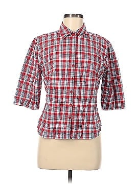 Northern Reflections 3/4 Sleeve Button-Down Shirt (view 1)