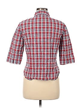 Northern Reflections 3/4 Sleeve Button-Down Shirt (view 2)