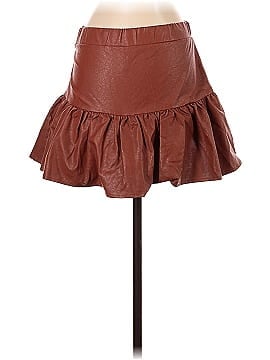 Glam Faux Leather Skirt (view 2)