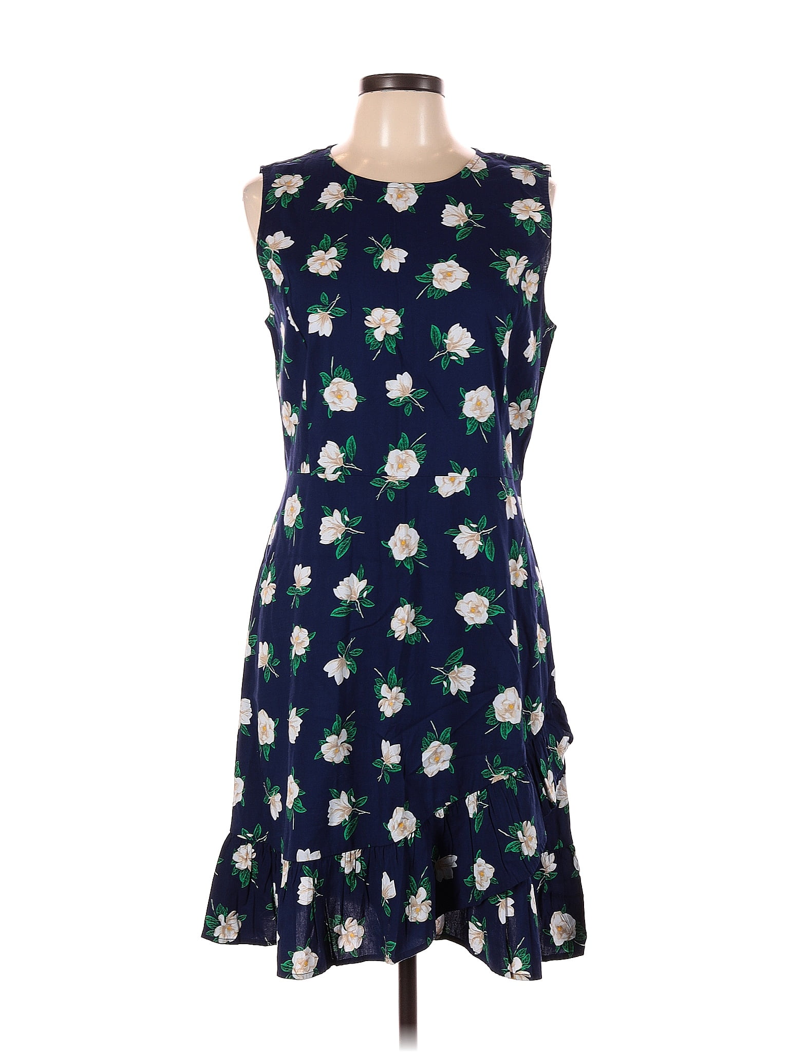 Draper James Floral Navy Blue Casual Dress Size 12 - 71% off | ThredUp