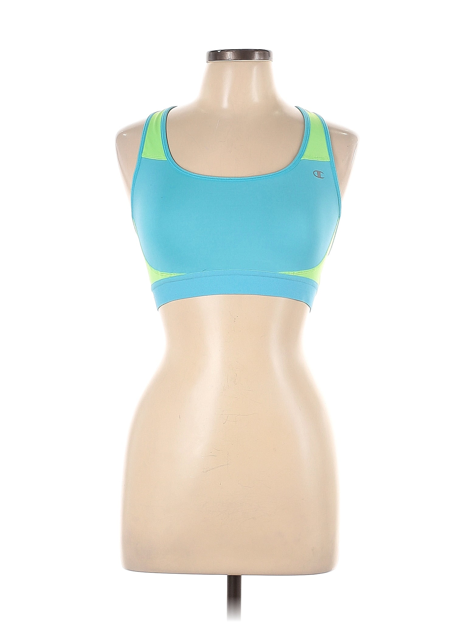 Champion Color Block Blue Sports Bra Size L 25 off ThredUp