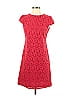 Tommy Hilfiger Jacquard Damask Red Casual Dress Size 2 - photo 1