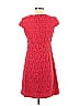 Tommy Hilfiger Jacquard Damask Red Casual Dress Size 2 - photo 2