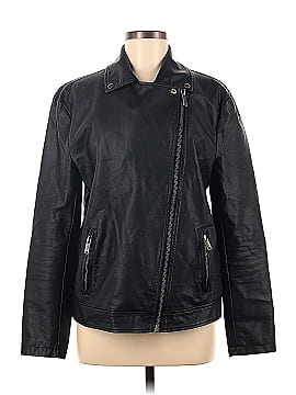 Charlotte russe faux leather on sale jacket