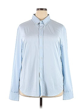 Zyia Active Long Sleeve Button-Down Shirt (view 1)